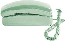 Green Trimline Phone