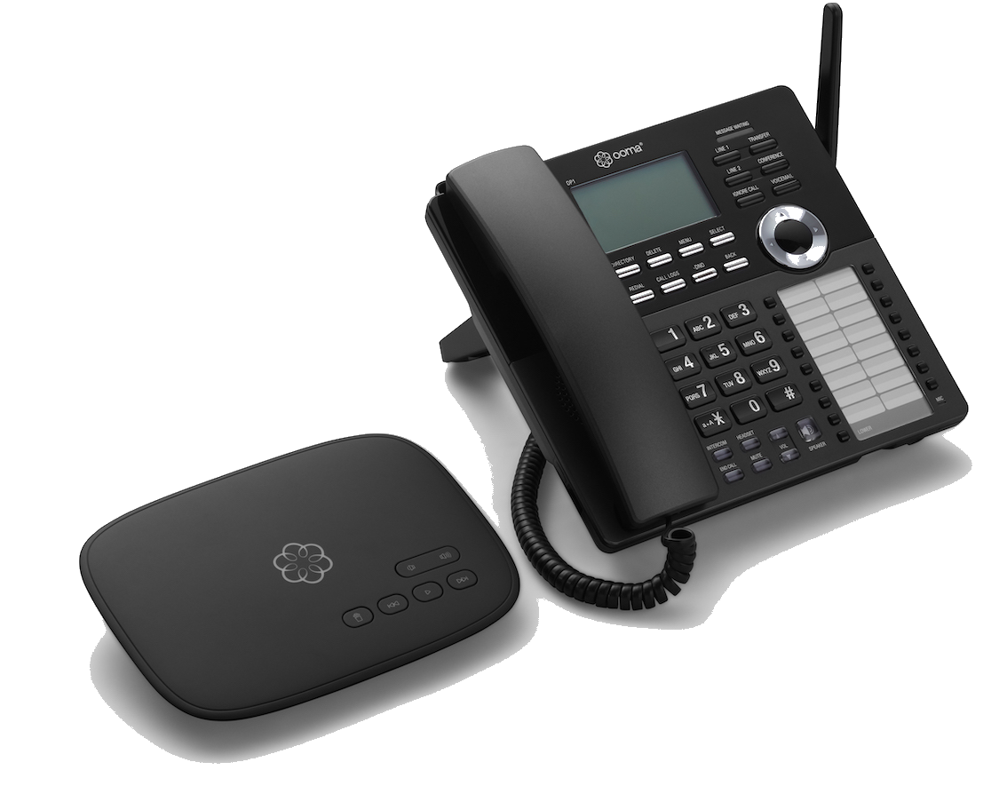 Ooma Telo Home Office: Free Phone Service with Business Class Desk Phone